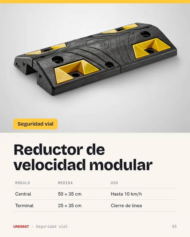 Página de reductor de velocidad