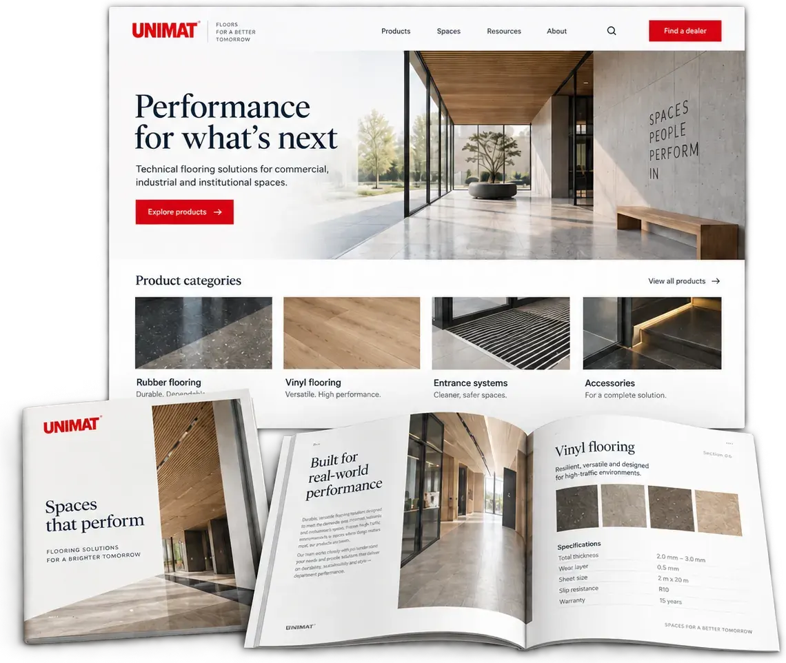 Unimat website and catalogue